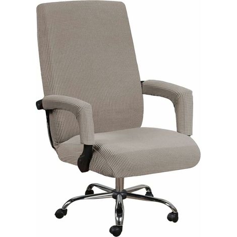 Bürostuhlbezug mit Armlehnen – staubdicht – weich – universell – dehnbar – rutschfest – waschbar – abnehmbar – Maroom