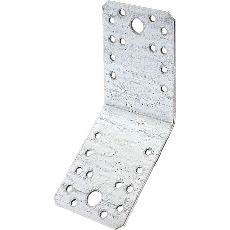 Alberts 1847150 335601-Raccordo ad Angolo di 135°, zincato Sendzimir, 90 x 90 x 65 mm