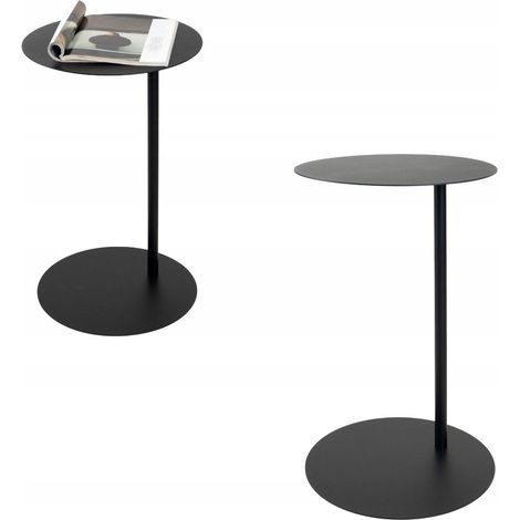Mesa auxiliar para portátil Loft Metal Negro El Valle M Fi 40x65 (1/5)