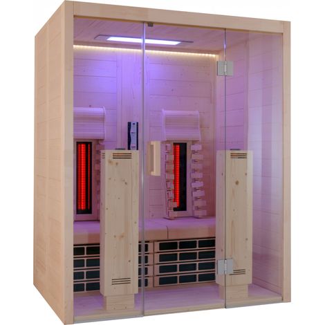 Harvia VitaMy 164 Basic Infrarotkabine Infrarotsauna mit Vollspektrumstrahler (1/5)