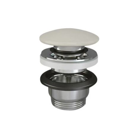 PILETTA LAVABO CLICK CLACK FEELING SENZA TROPPO PIENO- Tappo Beige Opaco- RAK- pezzi 1