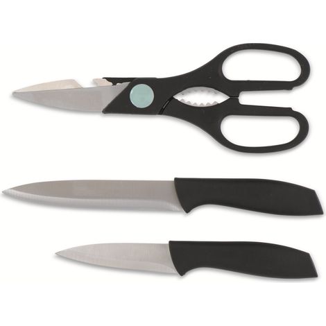ALPINA Set de Couteaux et Ciseaux, 3 pièces