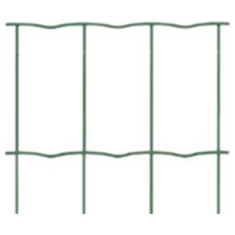 RETE Zincata finitura PVC PAPILLON elettrosaldata 76X63 H125 25MT PLASTICATA SGS (1/2)