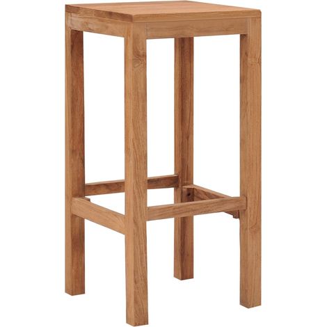 Maison Exclusive - Sgabelli da Bar 4 pz in Legno Massello di Teak (1/5)