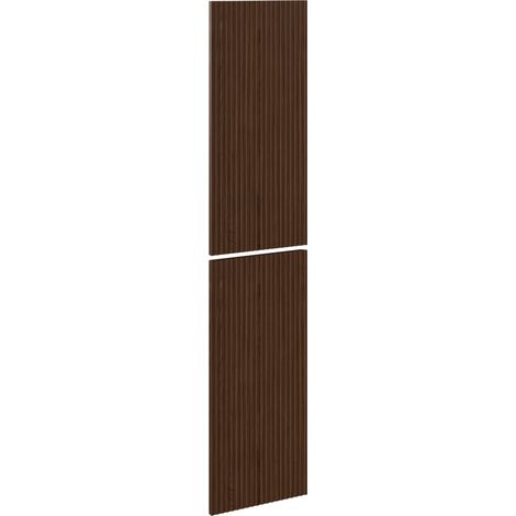 Mexen Rivel façades rainurées pour meuble de salle de bain 35 x 80 cm (2 pcs), noyer - 91A21-1600-300-2-86 (1/2)