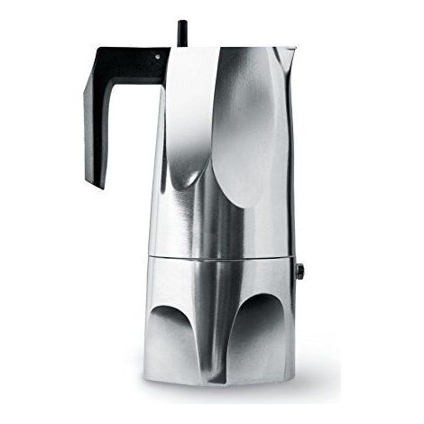Alessi Ossidiana cafetière argent 6 tasses espresso