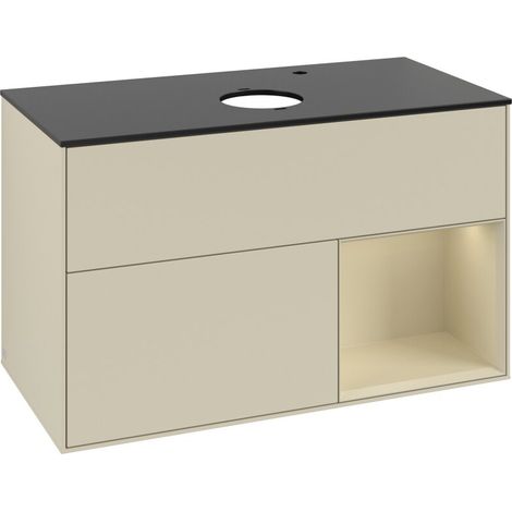Villeroy & Boch F902HJHJ Meuble sous-lavabo Finion F90 (1/3)