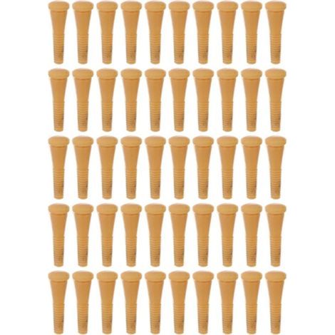 50 outils en caoutchouc pour plumer, comprenant des bâtonnets pour plumes de poulet, des bâtonnets pour plumes d'oie et des outils pour plumer les volailles avec les doigts.