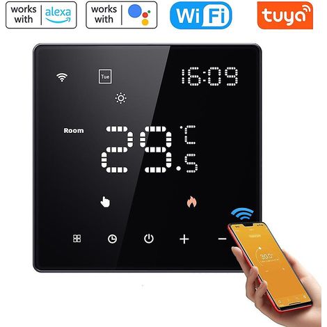 Tuya WLAN-Digitalanzeige Intelligenter Temperaturregler Multifunktionale Wasser-/Elektroheizung