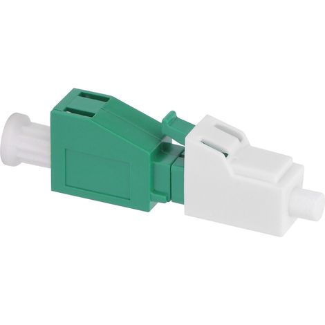 Adaptateur fibre optique LC/APC-5DBLC, connecteur monomode, convertisseur optique, paire de raccords, faible perte, compatible avec câbles SM. (1/5)