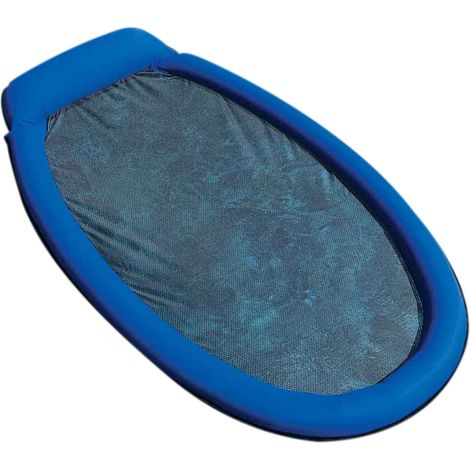 Intex – Matelas gonflable de piscine 1 place en PVC – Fond en maille pour semi-immersion – Dimensions 178 x 94 x 20 cm – Poids max 100 kg