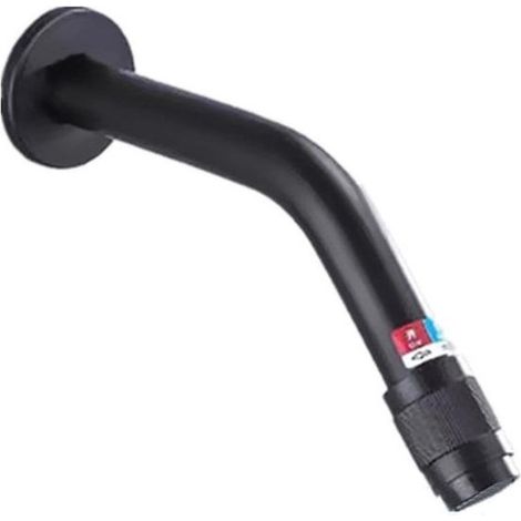 Robinet mural pour lavabo – Modèle 9805 – 20 cm – Eau froide uniquement – Noir mat (1/3)