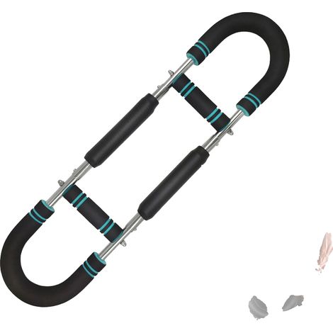 Entrenador de brazos, resistencia ajustable, entrenamiento de cuerpo completo, azul (1/2)