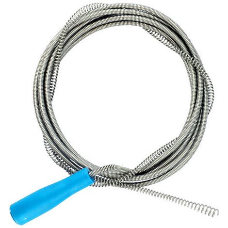 [NEVER USED] Unblocking ferret with crank, pipe unblocking, unblocking probe, pipe ferret for manual work (3 meters x 5 mm)