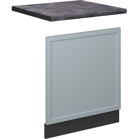 Pannello frontale Fame-Line, Blu-grigio chiaro, 60 cm , PL Antracite, Vicco