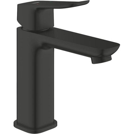 Dice mitigeur monocommande de lavabo à levier avec vidage Clic-Clac, noir mat (1018332430) (1/3)