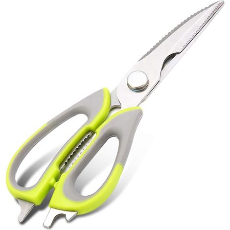 Ciseaux de Cuisine Multiusage, 8 en 1 Ciseaux d'acier Inoxydable Détachable (1/5)