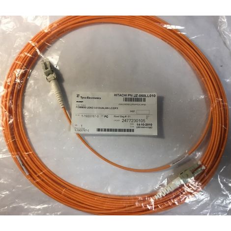 Hitachi JZ-050LL010 - 10 mètres Câble Fibre Optique FOMM50 Lead 3.0 LC/DPX Duplex