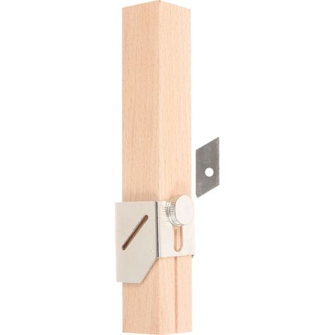 Coupe-corde en bouteille plastique – métal et bois, 14 x 3 x 3 cm