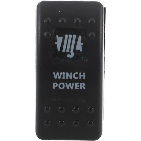 Interrupteur à bascule 12 V pour voiture, bateau, camping-car, barre lumineuse LED, feux de brouillard arrière, treuil électrique (1/5)