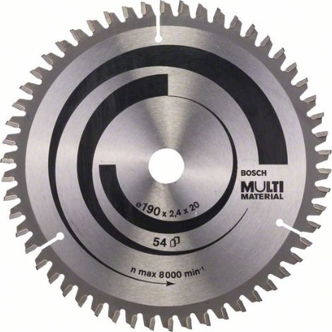 Lama circolare multi-materiale PRO, 190 x 2,4 x 20 mm