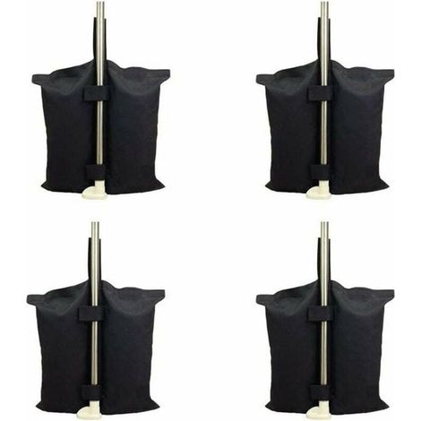 Sac de lestage robuste pour auvent de tente qualit industrielle avec coutures doubles couleur noire PANIER (1/4)