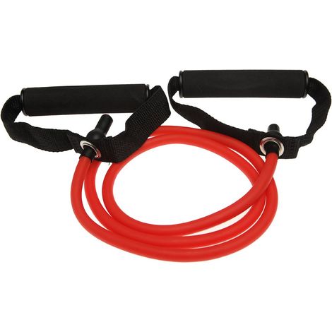 Bandes d'exercice FH avec poignées, bandes élastiques de musculation légères/moyennes/fortes cordes avec tubes élastiques pour le fitness l’entraînement la gym à la maison pour homme/femme (1/5)
