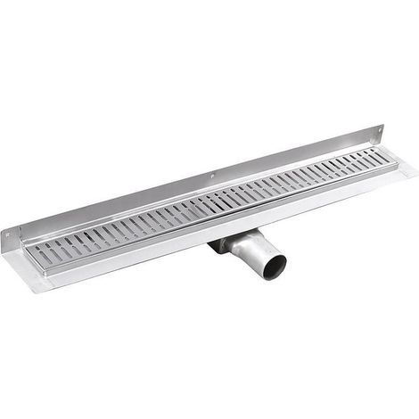 Gelco Manus - Caniveau de douche Onda, 650 mm, montage contre le mur, inox GMO22 (1/3)