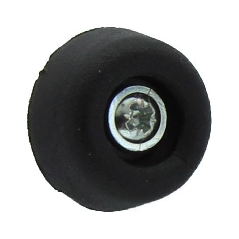 SOTTOSEDIA A CONO CON VITE NERO 25 MM CONF 8 PZ- PLASTIMETAL- 20,0 confezione