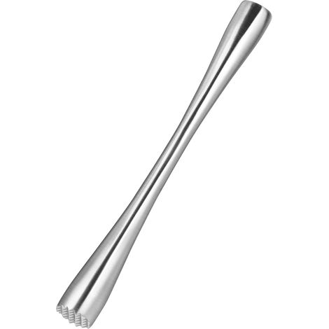 Pilon à cocktail en acier inoxydable - Broyeur à glace pour mojito - Petit broyeur à glace 26 cm-AquaForge