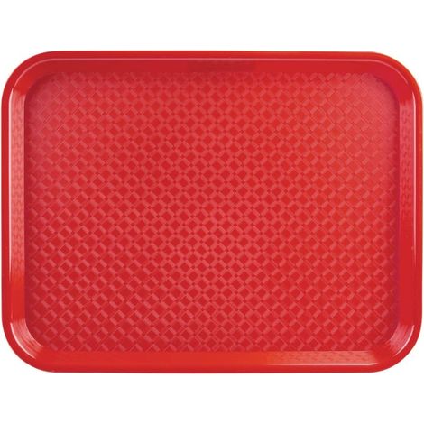 Kristallon P504 ristorazione Vassoio, colore: rosso (1/4)