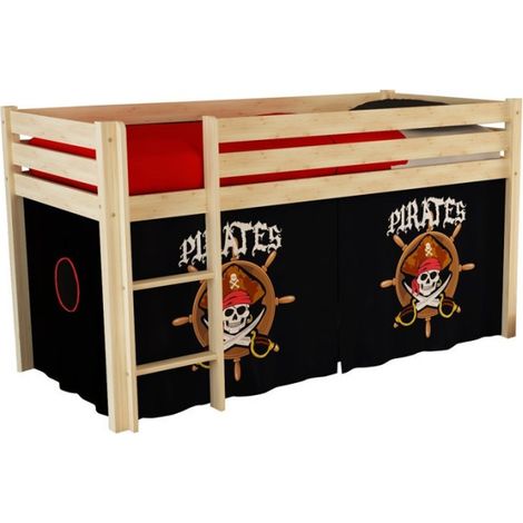 Tente Textile pour Lit "Pino Pirates II" Noir