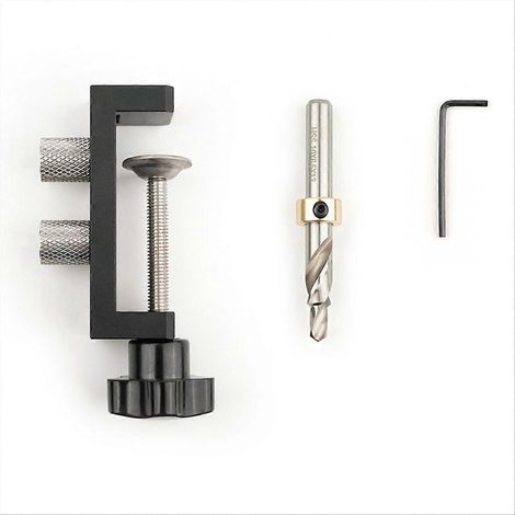 Perceuse à bois en alliage d'aluminium, outil de bricolage fraisage fraisure ouverte (1/5)