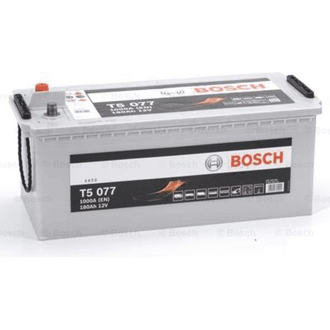 Bosch – Batterie poids lourd 12V 180 Ah 1000 A – 92T50770 – Pour véhicules utilitaires T5/T4/T3 – Réserve de puissance exceptionnelle