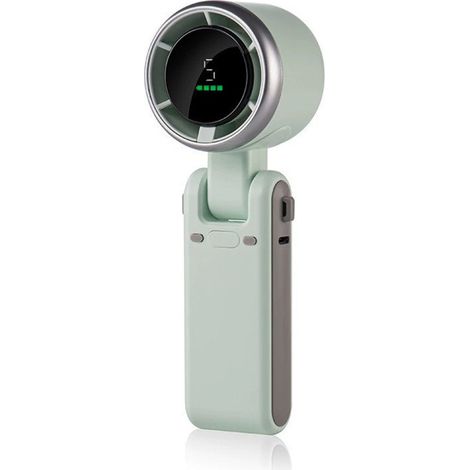 Petit Ventilateur Pliable – Rechargeable USB – 5 Vitesses, Batterie 1800 mAh – Silencieux – Idéal Étudiant, Voyages, Bureau, Chambre (1/5)