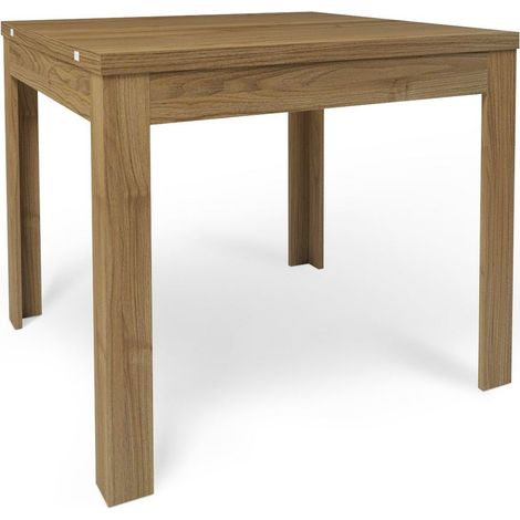 Tavolo Allungabile 90/180x90x75 cm Noce Stelvio e Noce Stelvio (1/3)