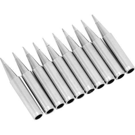 10-teiliges Set bleifreier Lötspitzen, Lötspitzen-Schweißwerkzeugzubehör 900MT0.8D (1/5)