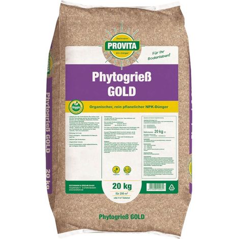 Beckmann Provita Phytogrieß GOLD 20 kg Obstdünger Gemüsedünger
