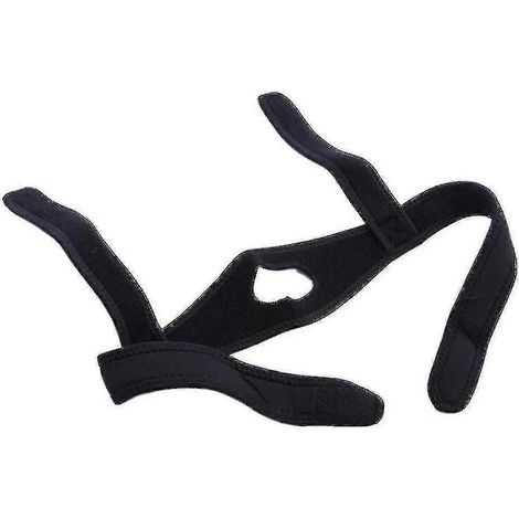 Ceinture anti-ronflement réglable pour dormir-Black