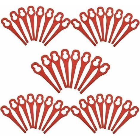 Bardusch-Lot de 100 lames en plastique pour coupe-bordures Ferrex/Aldi FAR 20-1 97699 2002706 FE220 (1/5)