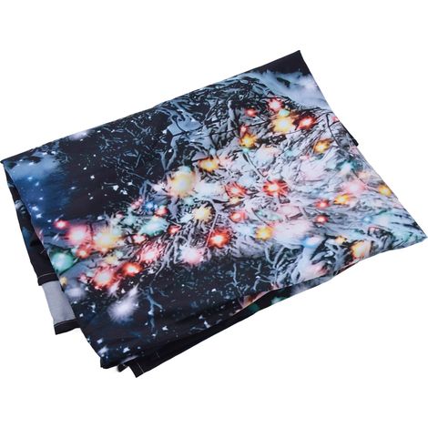Tenture murale de Noël en polyester, décoration festive pour chambre 230x180 cm (1/5)
