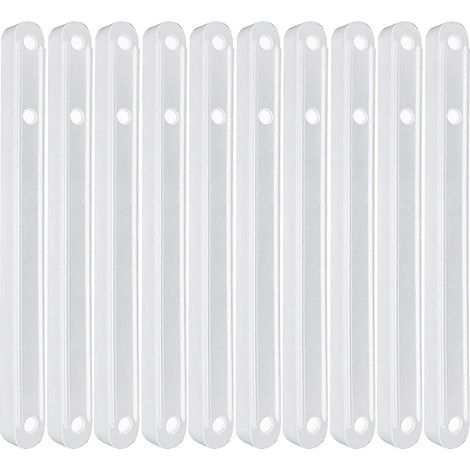 Csparkv – Lot de 5 rails de tiroir en plastique 180mm – Organiseur extensible pour tiroirs – Matériau PP durable – Installation facile et silencieuse (1/5)