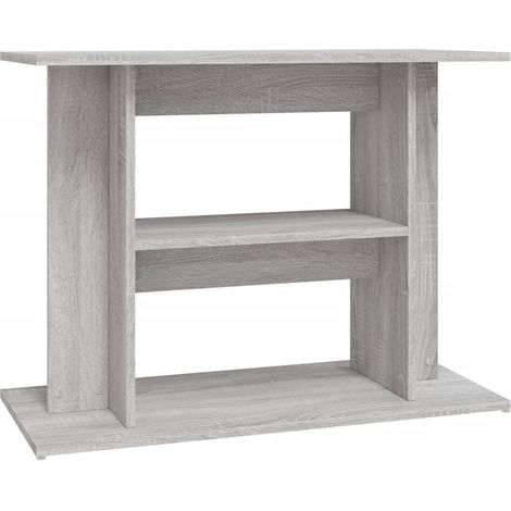 Support pour aquarium Meuble pour Aquarium sonoma gris 80x35x60 cm bois d'ingénierie CFW63197 (1/5)
