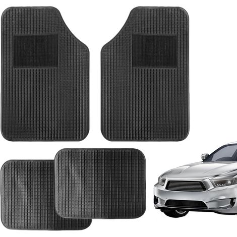 Tapis de Sol de Voiture Robustes, Tapis de Sol de Voiture pour Les Temps Housse de Tapis de Voiture imperméable Housse de Moquette Design intégrée pour réduire Le Bruit, Accessoires (1/5)