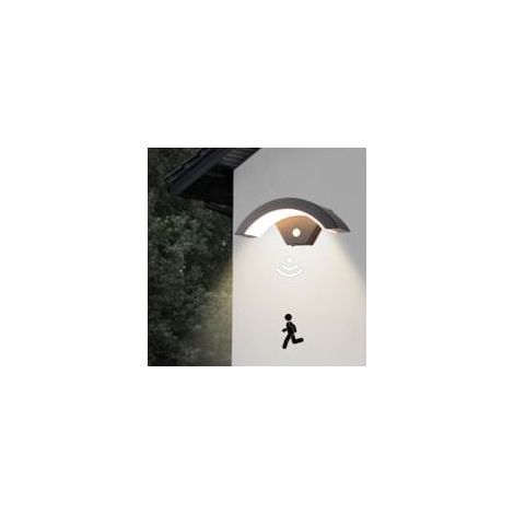 LED-Wandleuchte, 18 W, für den Innen- und Außenbereich, mit Bewegungsmelder, LED-Panel-Wandleuchte, Schutzart IP65, moderne Beleuchtung für Eingangsbereich und Garten, 3000 K (1/5)