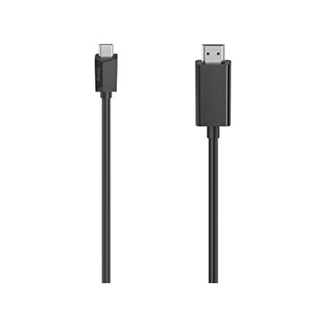 Hama 00200718 cable USB 1,5 m USB C HDMI tipo A (Estándar) Negro