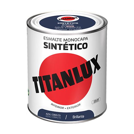 Kobaltblauer Emaillelack 750ml 542 Titanlux (1/3)