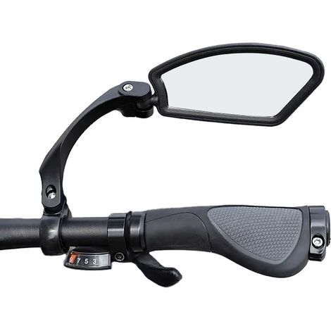 Rétroviseur grand angle rotatif à 360° haute définition en acier inoxydable, adapté aux accessoires de VTT. (1/5)