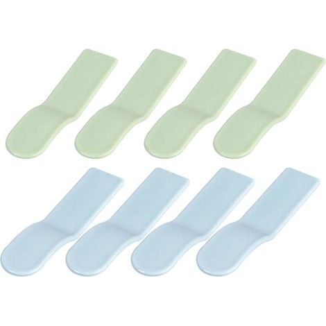 8 Pièces Lève Couvercle De Toilette Pratique Poignée D'Utilisation Des Toilettes Accessoire De Salle De Bain(bleu et vert) (1/5)