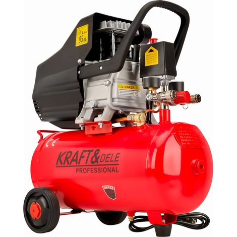 Compressore d'olio da 24 litri, efficiente e compatto  Kraft&Dele